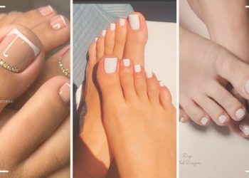 unhas dos pés delicadas