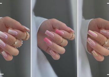 unhas em gel delicadas