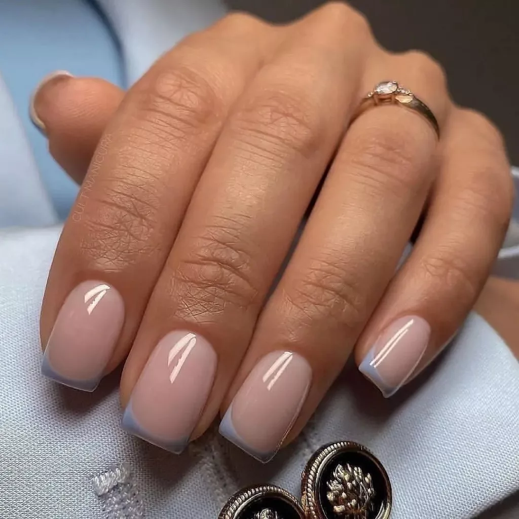 ideias de unhas quadradas bem clarinhas 