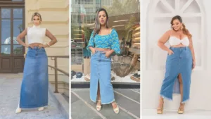 8 Formas de Usar a Saia Longa Jeans