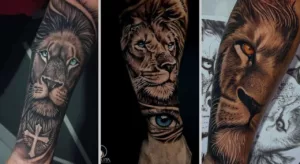 Tatuagem de Leão no Braço: Significado +10 ideias inspiradoras.