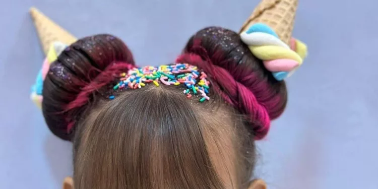 cabelo maluco infantil para meninas