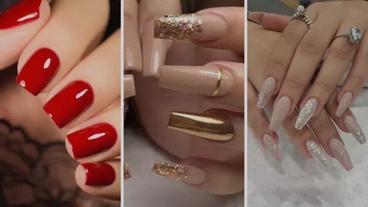 cores de unhas natal ano novo