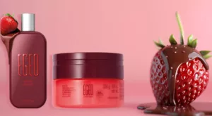 Chocolate e morango: Egeo Choc High é a nova fragrância ousada do Boticário