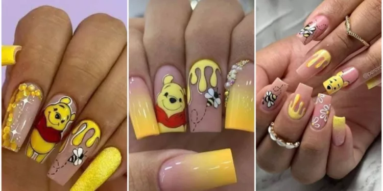 unhas ursinho pooh