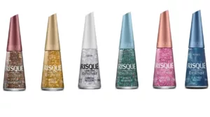Risqué relança coleção ‘Livre Para Brilhar’ com novos glitters e tons metálicos para um 2025 cheio de brilho