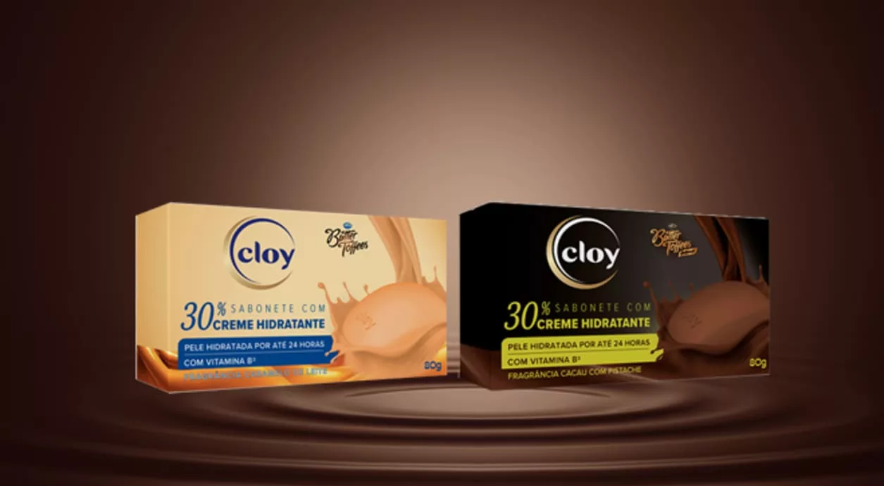 Cloy - Sabonetes inspirados em Butter Toffees transformam o banho em uma experiência sensorial doce e nostálgica
