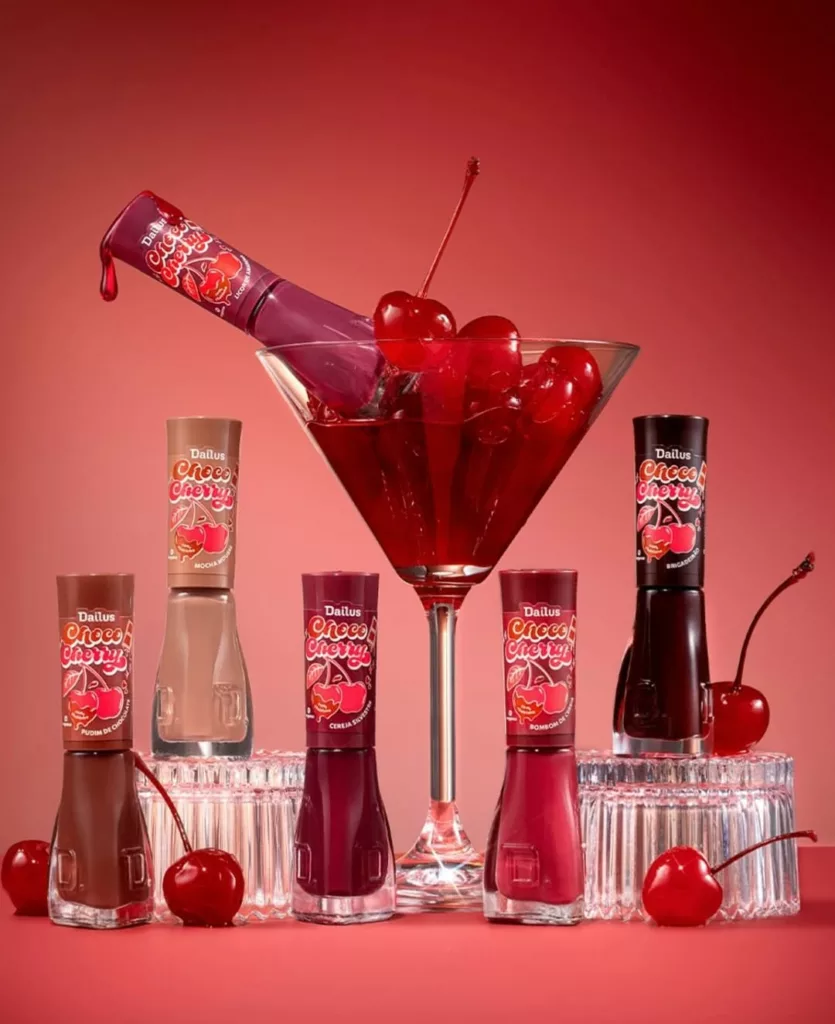 Dailus 2 - Choco Cherry: Dailus aposta na doçura do chocolate e da cereja em nova coleção de esmaltes