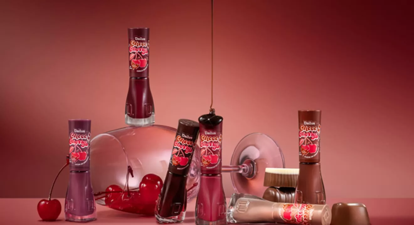 Dailus - Choco Cherry: Dailus aposta na doçura do chocolate e da cereja em nova coleção de esmaltes