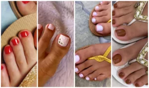Inspiração de unhas para os pés: 5 ideias delicadas e encantadoras.