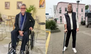 Com muletas e cadeira de rodas, Carlinhos de Jesus desabafa: “O quadril não é só para rebolar”