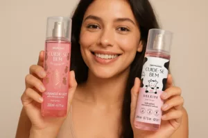 Você vai se surpreender com esses body splash nacionais que duram o dia inteiro