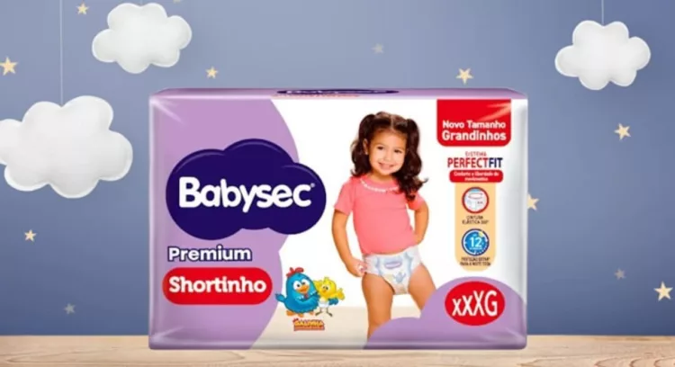 BabySec - Babysec lança Shortinho Ultrasec e aposta em novo tamanho Grandinhos