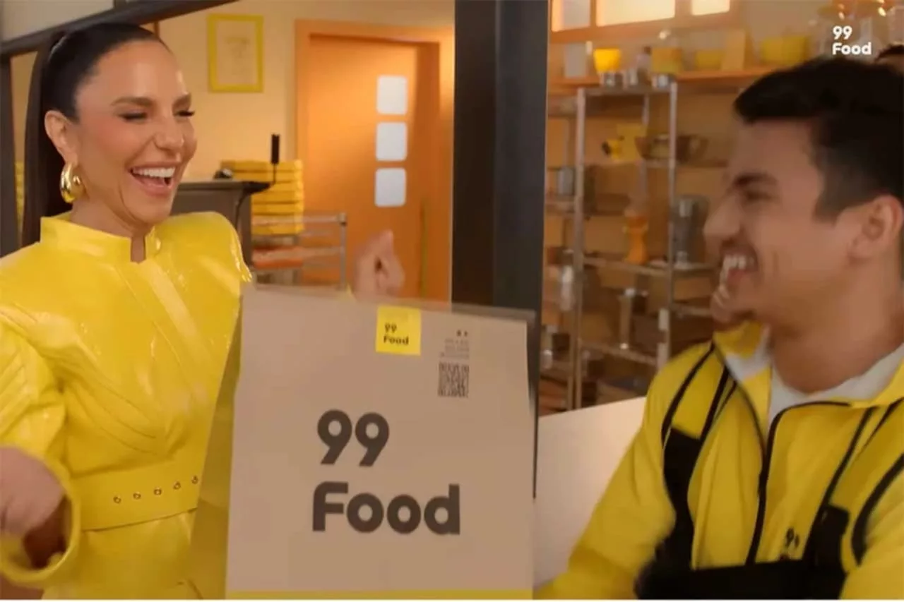 Ivete Pedro Sampaio 99Food - Ivete Sangalo e Pedro Sampaio estrelam nova campanha da 99Food