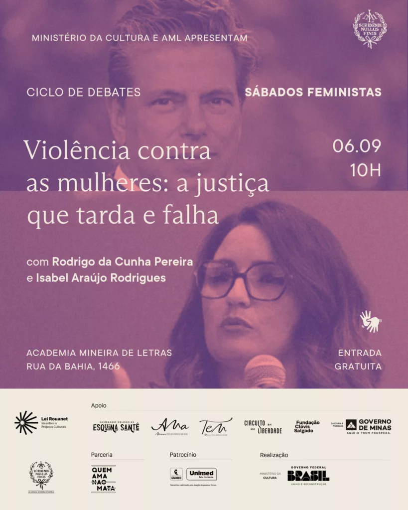 WTPP Sabados Feministas - Justiça que tarda e falha: violência contra a mulher é tema do Sábados Feministas de setembro