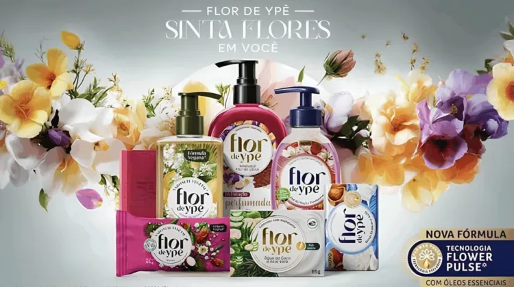 Ype novo - Ypê aposta na tecnologia Flower Pulse para reinventar o banho com a linha Flor de Ypê