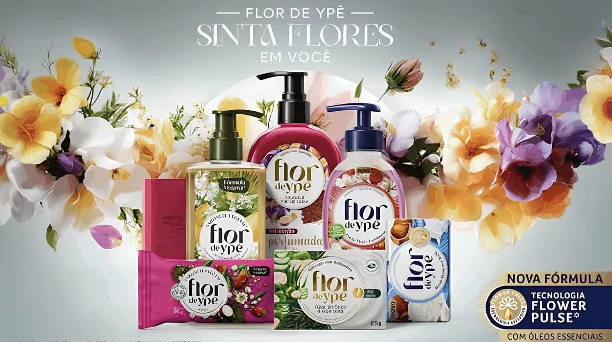 Ype novo - Ypê aposta na tecnologia Flower Pulse para reinventar o banho com a linha Flor de Ypê