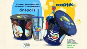 Toy Story volta aos cinemas e ganha combo especial da Cinépolis para fãs nostálgicos