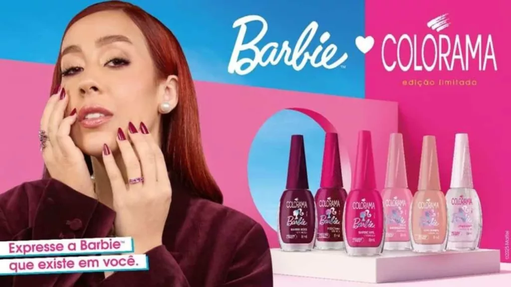 barbie colorama - Colorama lança coleção Barbie com tons de rosa que representam liberdade, poder e estilo