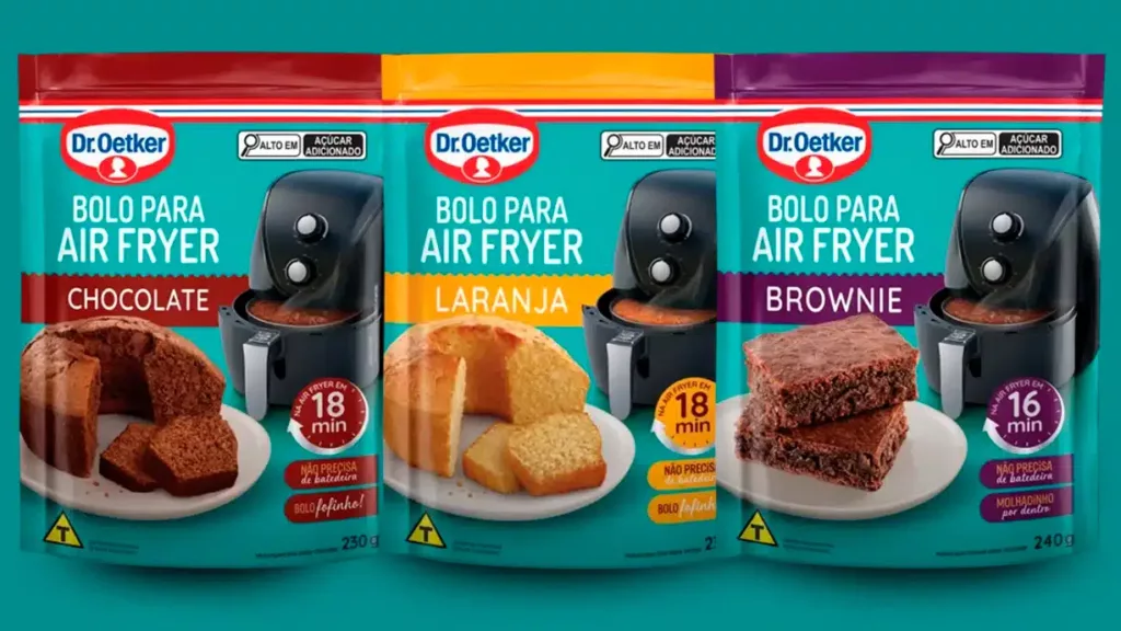 bolo air fryer dr oetker brasil.jpg - Dr. Oetker lança bolos para Air Fryer e promete mudar a rotina na cozinha
