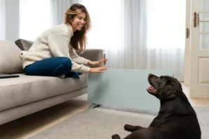 Como ensinar o cão a respeitar espaços sem grades