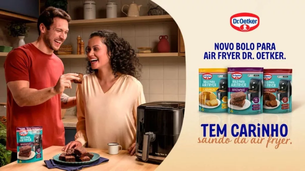 dr.oetker linha bolo air fryer gkpb banner 1 - Dr. Oetker lança bolos para Air Fryer e promete mudar a rotina na cozinha