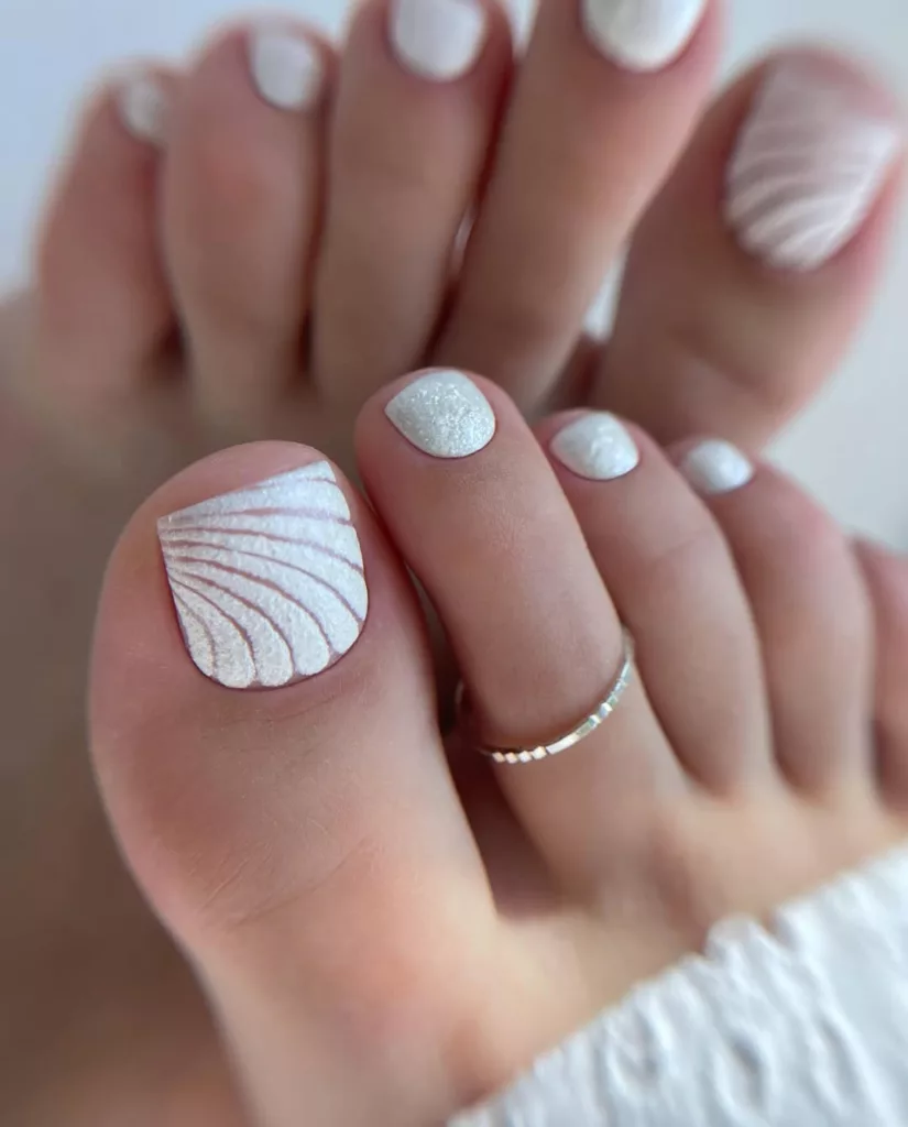 unhas pes diferentes 2 - 3 Modelos de unhas para os pés que são puro estilo: escolha o seu favorito!