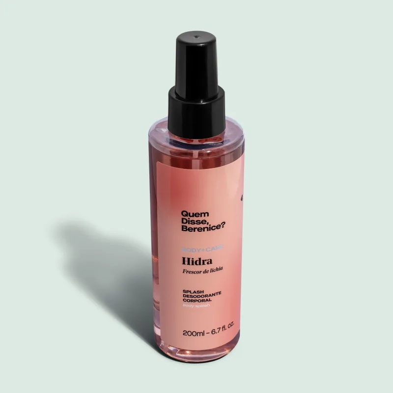 Hidra Splash Lichia Desodorante Colonia 200ml Q84125 - Body Splash com cheiro de riqueza: leveza e sofisticação para o dia a dia