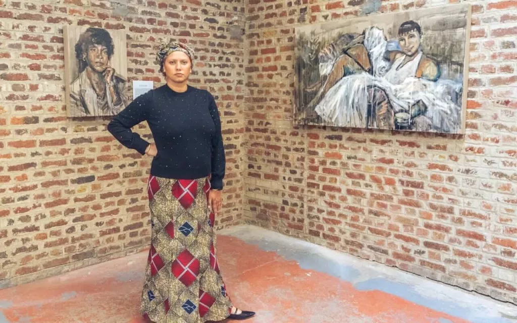 Panmela Castro divulgacao 2 - Neste sábado, Panmela Castro pintará ao vivo na exposição “Retratos Relatos: Revisitando a História”