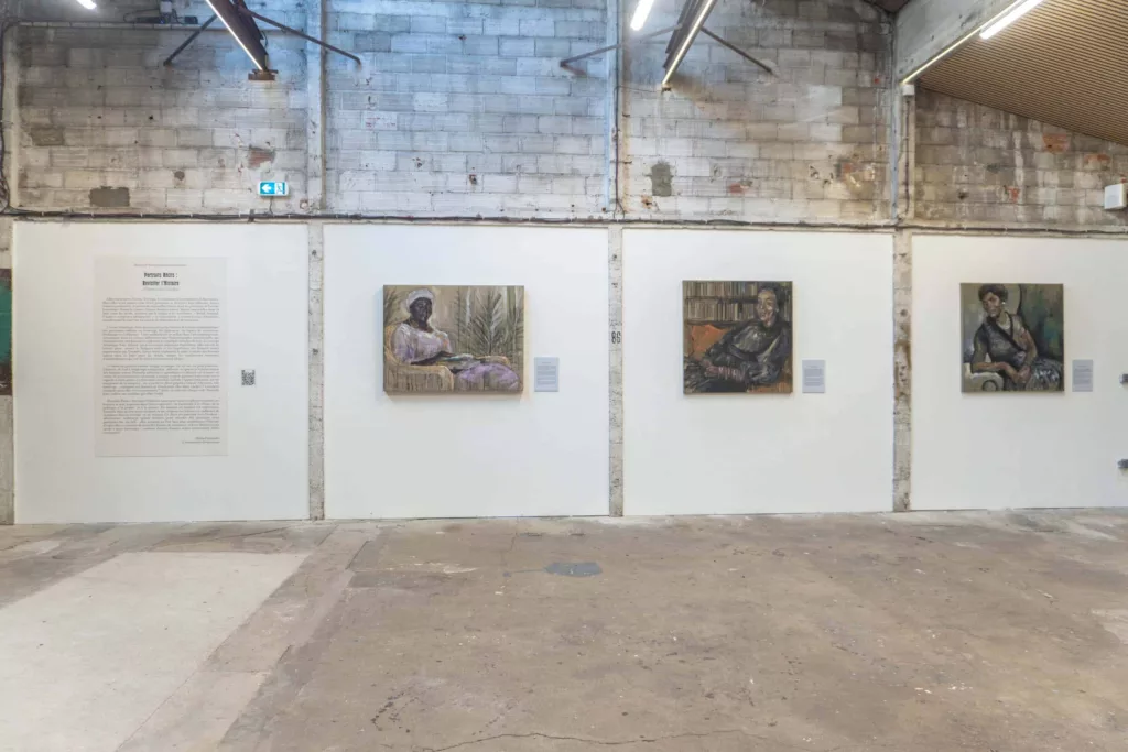 Vista exposicao Panmela Castro Retratos Relatos Revisitando a Historia 2 - Neste sábado, Panmela Castro pintará ao vivo na exposição “Retratos Relatos: Revisitando a História”