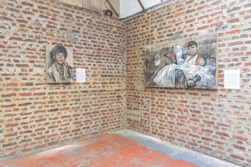 Vista exposicao Panmela Castro Retratos Relatos Revisitando a Historia 5 - Neste sábado, Panmela Castro pintará ao vivo na exposição “Retratos Relatos: Revisitando a História”