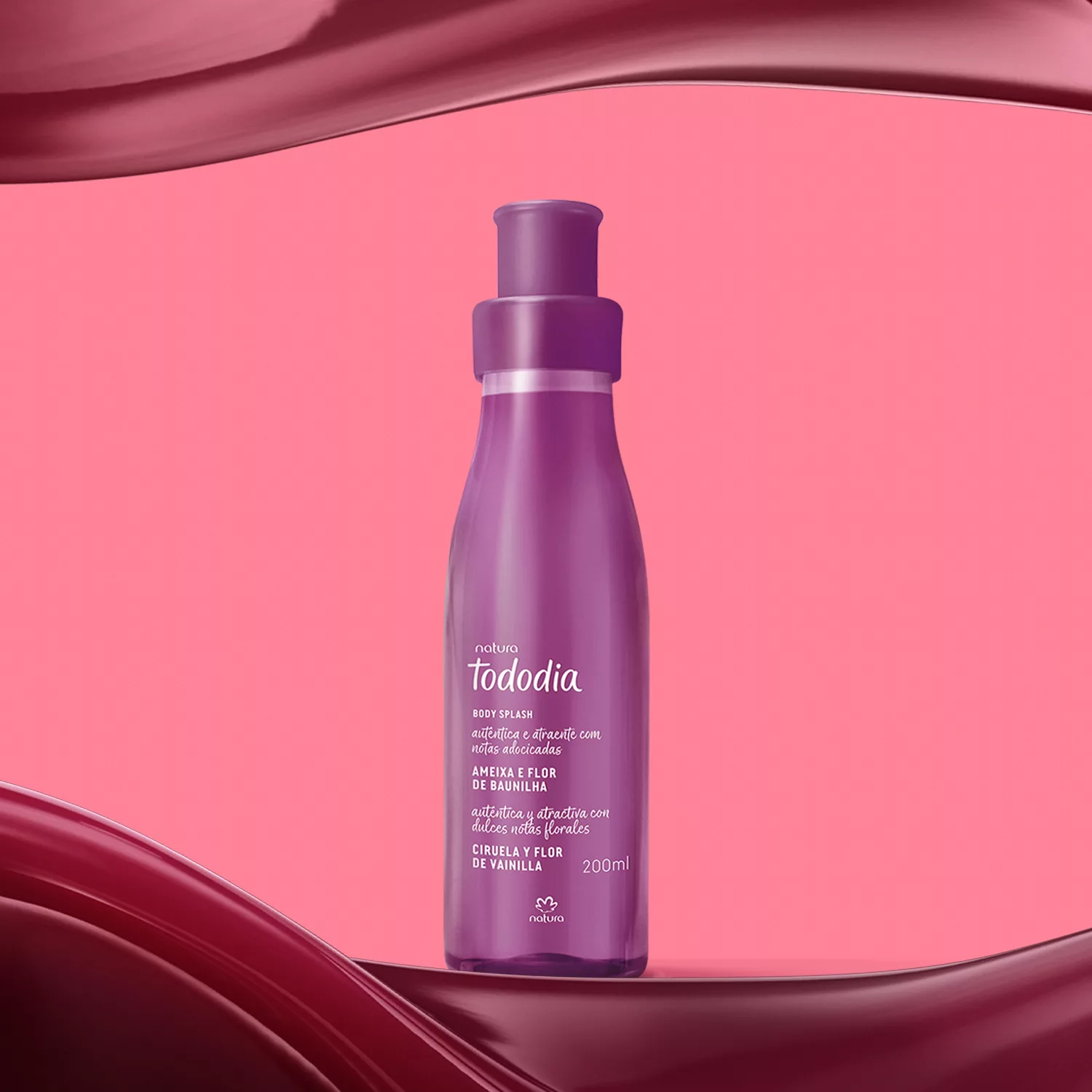 ameixa flor body - Body Splash com cheiro de riqueza: leveza e sofisticação para o dia a dia