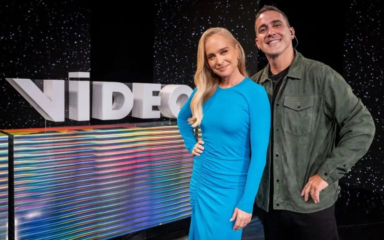 andre marques angelica ksyvickis video show divulgacao tv - Andre Marques volta à Globo e se junta a Angélica em programa ao vivo no GNT