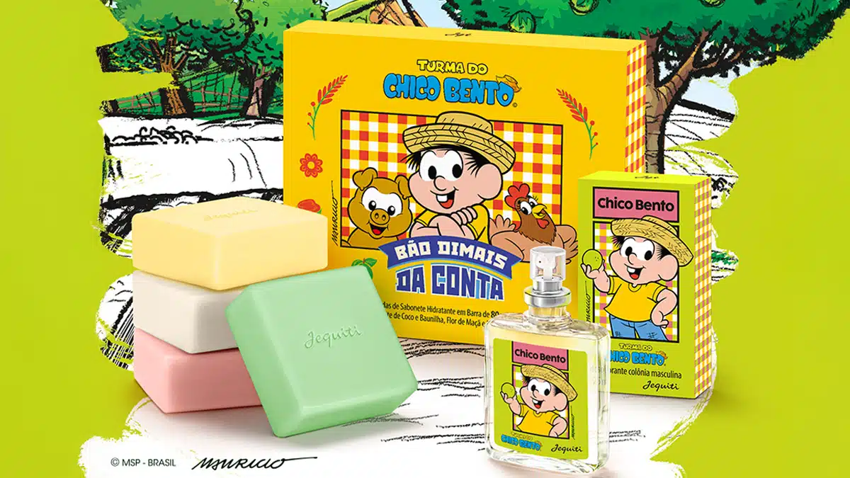 banner chico bento jequiti.jpg - Perfume do Chico Bento é lançado pela Jequiti com aroma de goiaba e promete encantar os fãs da Turma da Mônica