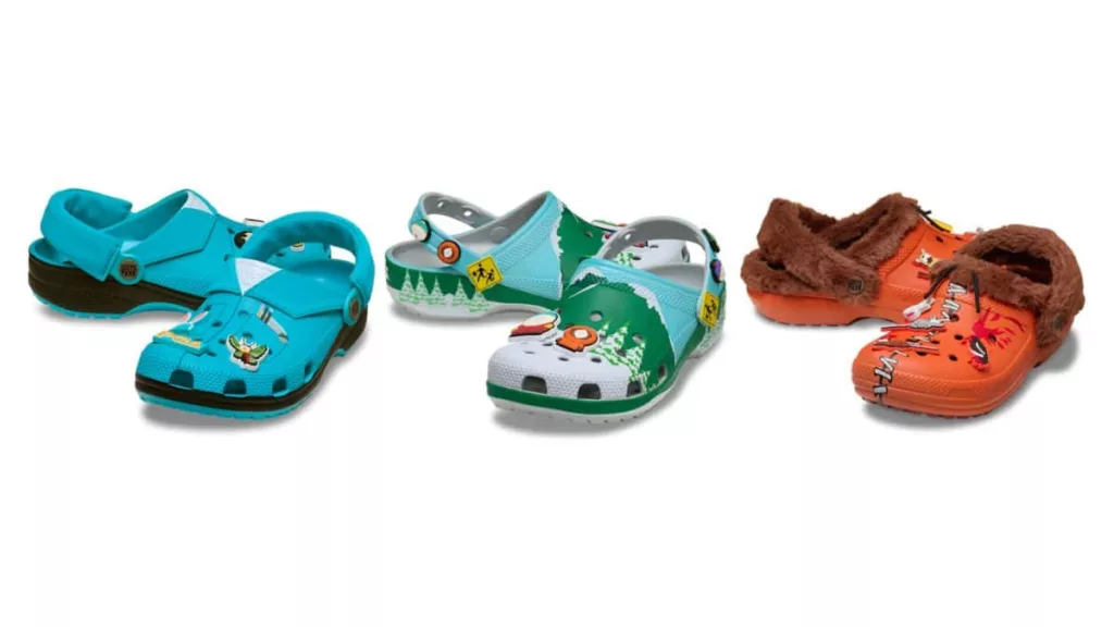 crocs south park 2 - South Park invade o universo fashion com parceria inédita com a Crocs