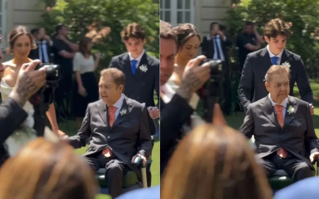 instagram lara silva faustao casamento - Faustão surpreende e leva a filha ao altar em cerimônia íntima, mesmo em recuperação
