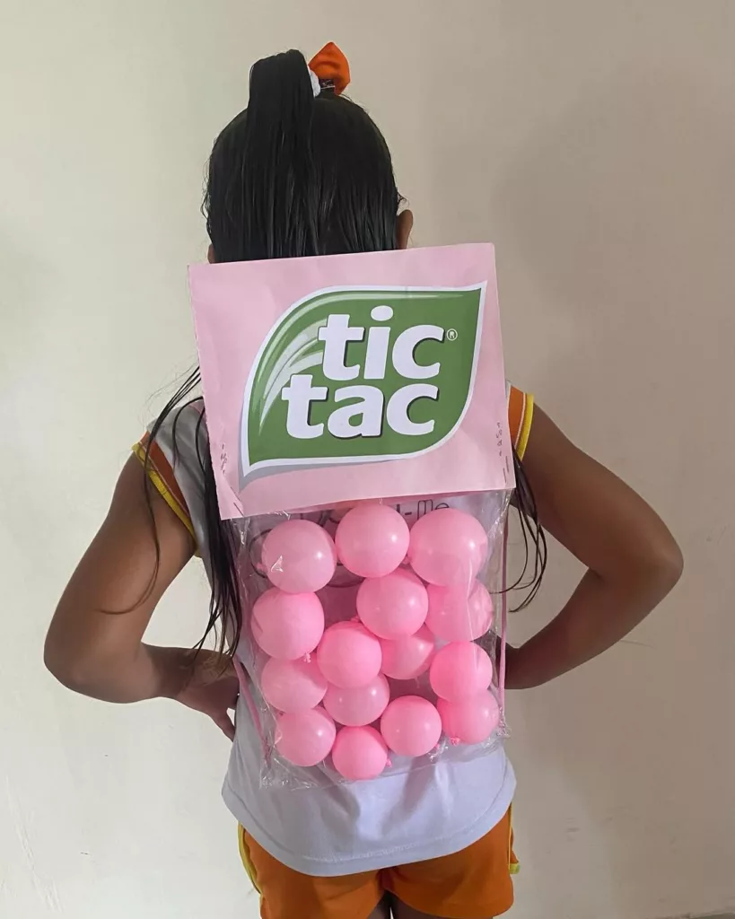 Mochila maluca para menina - mochila maluca de tic tac