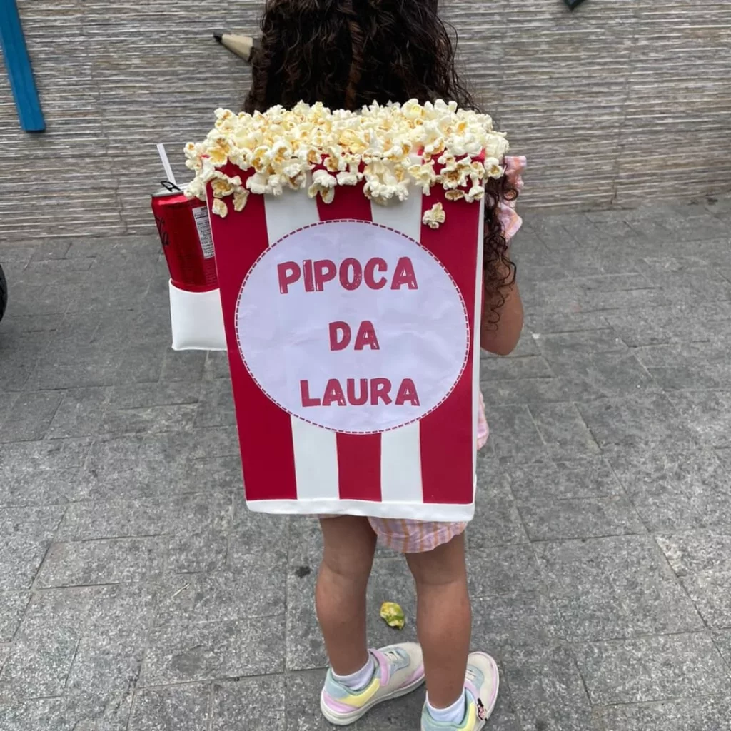 Mochila maluca para menina - mochila maluca de pipoca