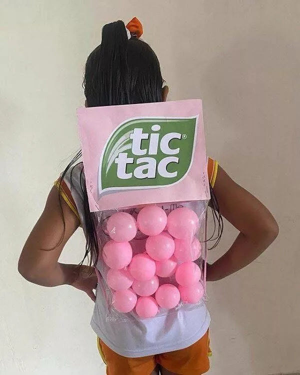 ideias de mochila maluca para escola - Mochila maluca de tic tac