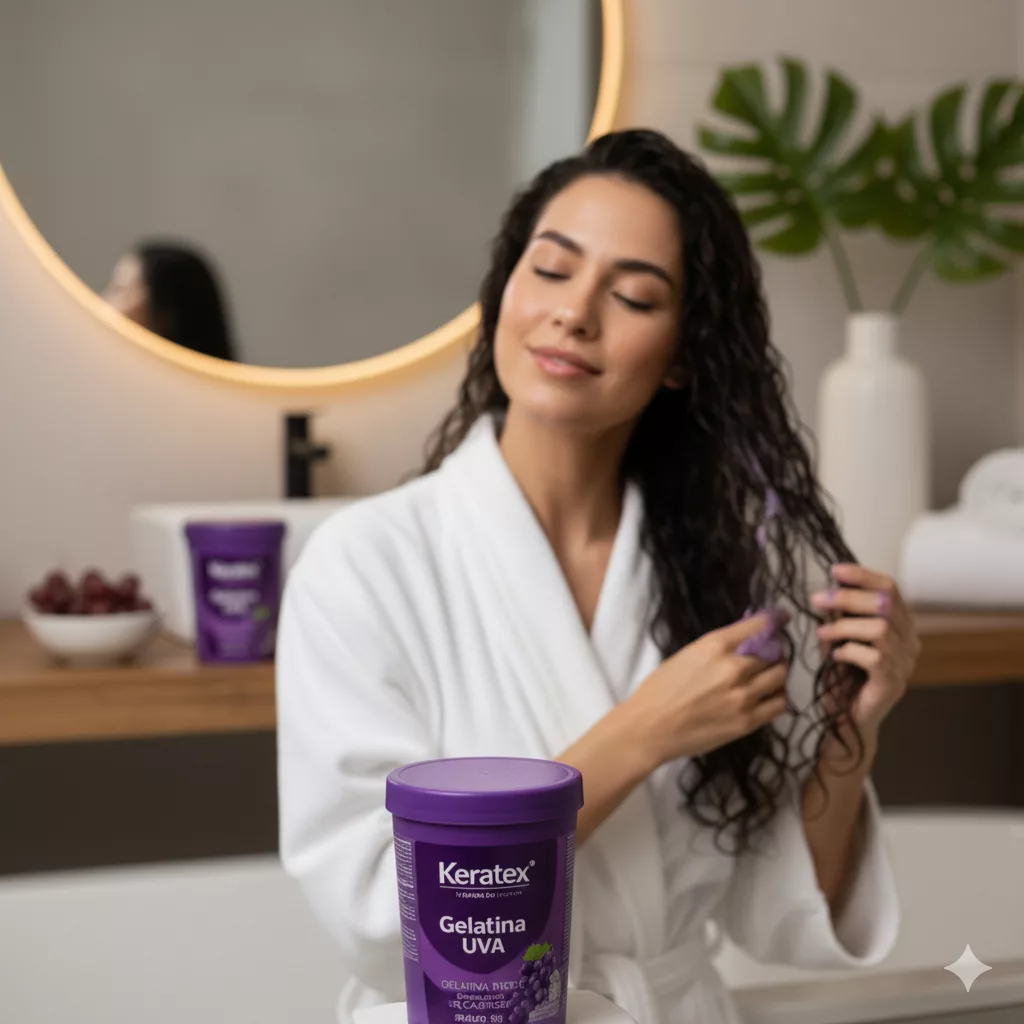 keratex 1 - Keratex lança Gelatina Capilar com quatro fragrâncias frutadas para cabelos cacheados