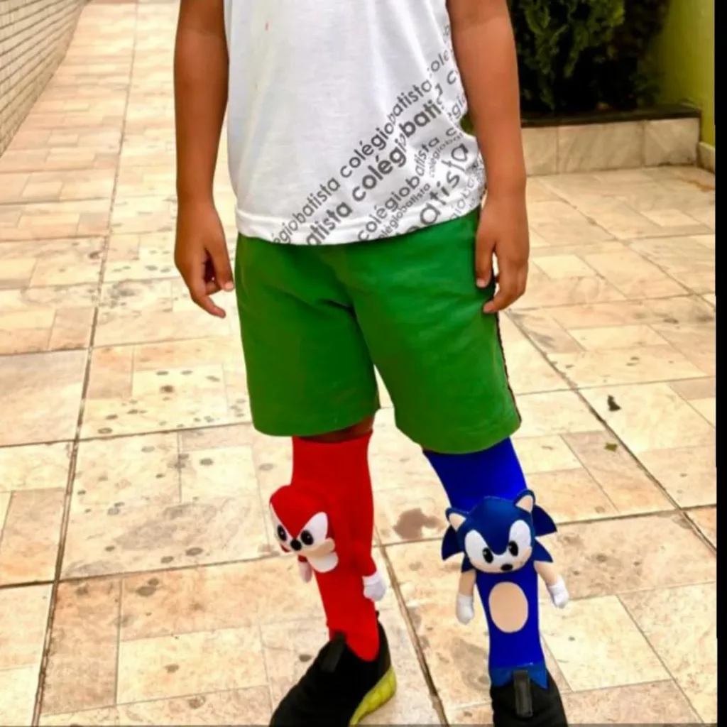 Dia da meia maluca - Meia maluca do sonic