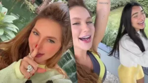 Virginia canta “Meu coração não é mais seu” após gol e beijo de Vini Jr. em campo