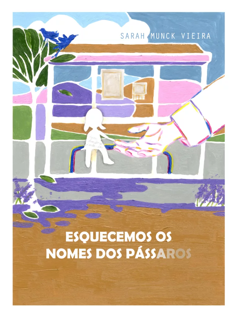 Capa com fontes sem linhas - Escritora mineira Sarah Munck lança “Esquecemos os nomes dos pássaros”, uma obra poética de resistência e memória