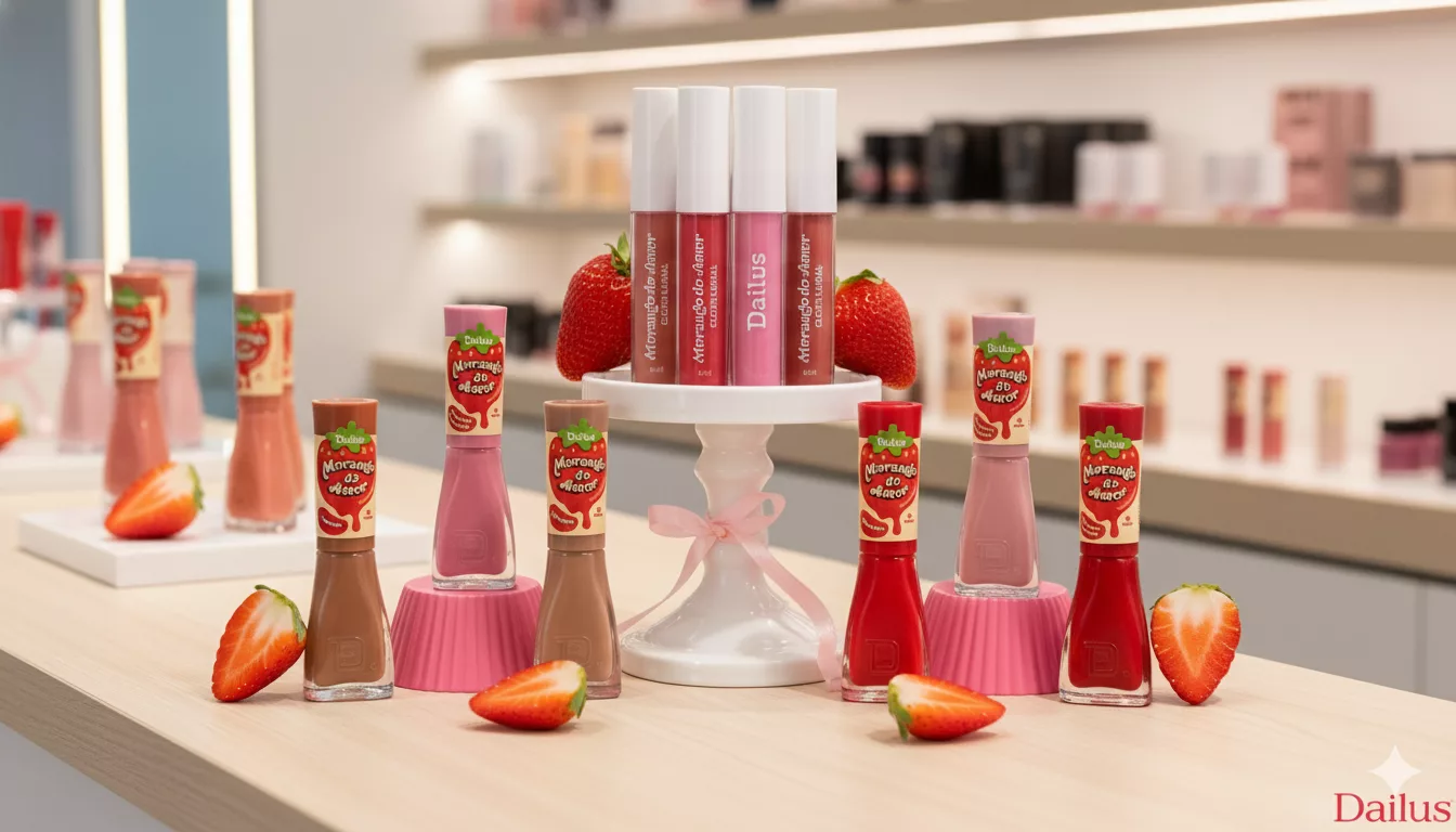 DailusMorangoDoAmor - Nova linha da Dailus é puro Morango do Amor