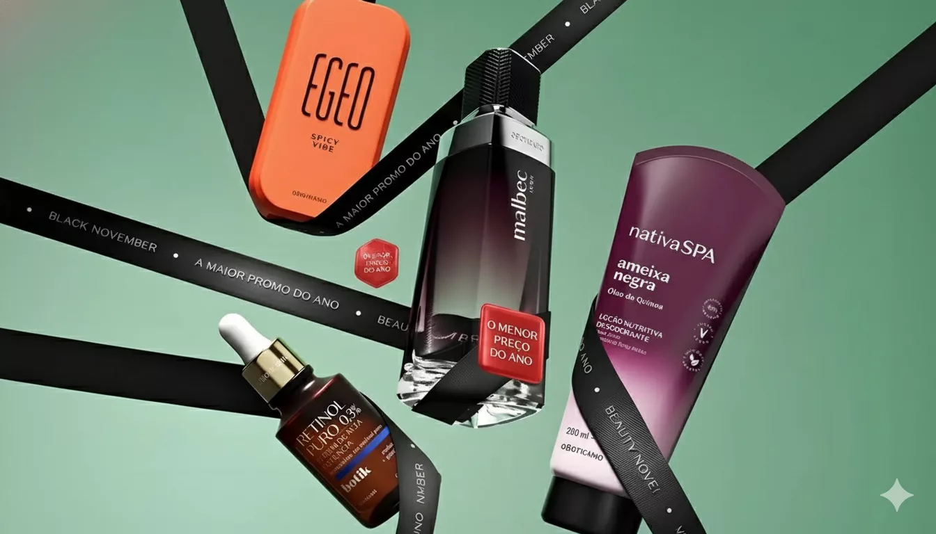 beauty november o boticario 1 - Beauty November: O Boticário lança megacampanha com mais de 500 itens em promoção