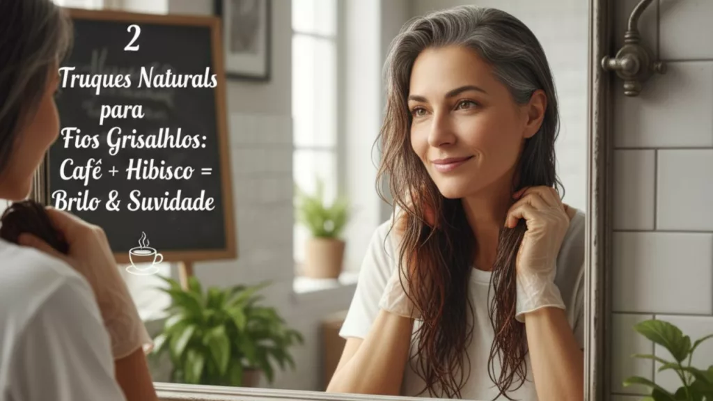 cafe hibisco cabelos - Adeus, fios aparentes: expert ensina dois métodos caseiros para disfarçar os brancos