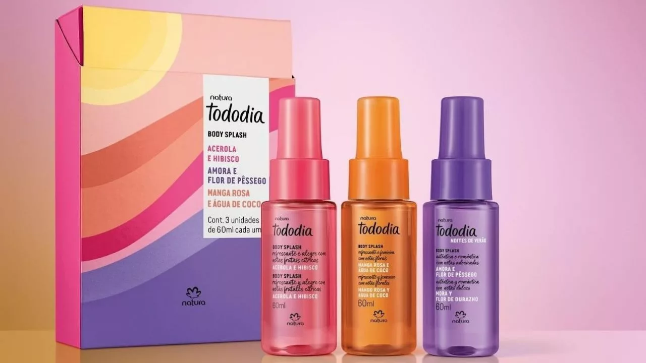 mini body - Natura Tododia lança mini body splashes para o verão
