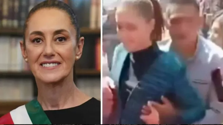 presidente do mexico claudia assedio.jpg - Presidente do México sofre assédio em pleno centro histórico