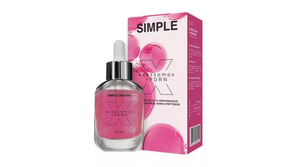 simple 1 - Simple Organic apresenta solução regeneradora com Exossomos, PDRN vegano e Peptídeos vegetais