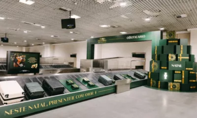 boti pr - O Boticário transforma esteiras de aeroporto em gesto de amor neste Natal